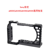 Camera Stabilizer Cage Plate Camera Cage for Sony a6000/a6300/a6400/a6500 With Arri Locating Hole 4/1 8/3 Threads hole