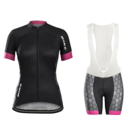 2017 women cycling jersey set 3d gel cycling clothing black bicycle clothing de la ropa ciclismo team MTB road bike clothing