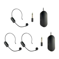 2.4G PA System Wireless Microphone Headset Wireless Headset Mic System for Fitness Instructor Yoga Classroom Teaching Tour Guide