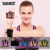 AOLIKES-Găng Tay Nâng Nửa Ngón Cho Nam Và Nữ, Bảo Vệ Tay Cho Phòng Tập Thể Dục, Thể Hình, Crossfit,