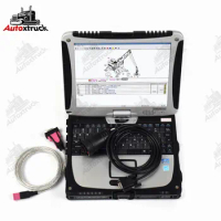Auto diagnostic scanner for Sculi Liebherr diagnosis software + wire harness CF19 laptop Liebherr diagnostic scanner tool