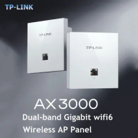 TP-LINK WiFi Router AX3000 Dual Band 3000Mbps in Wall AP WiFi6 Project Indoor AP 802.11AX Access Point 5GHz PoE Wifi Extender