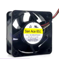 SANYO DENKI 9LG0624P4S001 DC 24V 0.34A 60x60x25mm 4-Wire Server Cooling Fan