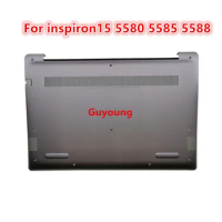 For Dell Inspiron15 5580 5585 5588 D Case Bottom Cover Notebook Case Silver