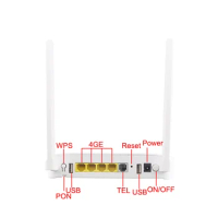 4pc Original GPON ONU, 4GE+1TEL+USB+2.4G&amp;5.8G Dual Band WIFI ONT, Using ZTE Chipset, Suitable for ZTE HUA WEI OLT