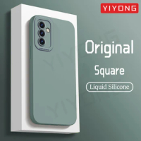 A54 Case YIYONG Square Liquid Silicone Soft Cover For Samsung Galaxy A55 A53 A52 s A52s 5G A 54 53 52 Shockproof Phone Cases
