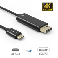Type-C To DP 4K60HZ HD Cable USB3.1 USB-C Notebook To DisplayPort HD Extend Adapter for PC Display Laptop Projector
