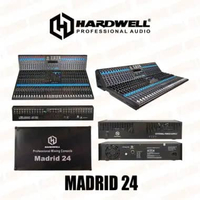 Mixer Hardwell 24 Channel MADRID 24 Original Analod Mixer 24 Channel Hadwell Double Effect 199 DSP