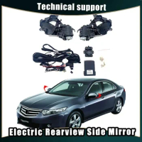 Car Mirror Electric Automatic Rearview Mirror Folding System Side Mirrors Folded Motor Kit Modules for Honda Spirior 2015-2023