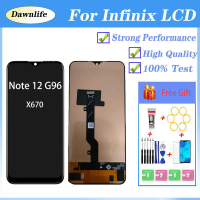 จอแสดงผล LCD, Infinix Note 12 G96, ทดสอบ 100%, ชุดหมายเลขชิ้นส่วน, เข้ากันได้กับ Infinix Note 12 G96