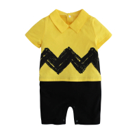 【Baby 童衣】任選 角色扮演造型服 短袖連身衣 日系水手服包屁衣 32005(黃色)