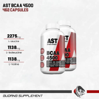 AST BCAA 4500 462 Capsules Supplementasi Fitness Branched-Chain Amino Acids Capsules Import BPOM Cer