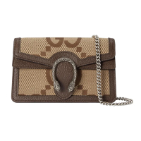 【  GUCCI 古馳  】476432 經典Dionysus系列GG Supreme帆布迷你酒神斜背包(棕色)