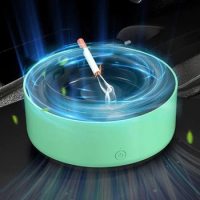 Small Air Purifier Ash Tray Household Portable Cigar Ashtray Multifunctional Multipurpose Detachable for Filtering Second-Hand