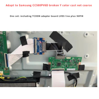 Samsung 58TU7000 8000 solves the problem of broken Y color cast and thick wire. It provides a complete set of accessories for de