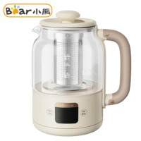 Bear 0.8L Electric Kettle Household Automatic Glass Health Preserving Pot Portable Mini Multi Cooker Tea Dessert Cooker 220V