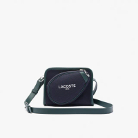 【LACOSTE】包款-網球風帆布小包(藍色)