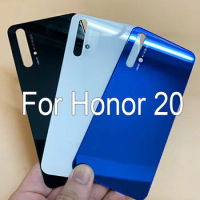 100% Original For Huawei Honor 20 Battery Back Rear Cover Door Housing For Huawei Honor 20 Repair Parts Honor20 Replacement