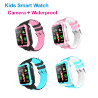 10pcs E7+ Children Smart Watch LBS Waterproof Kids SmartWatch Touch Screen Baby Wristwatch for Apple Android Phone PK Q50 Q80