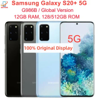 Samsung Galaxy S20 Plus S20+ 5G G986B/DS Global Version 6.7" AMOLED 12GB RAM 128GB ROM Exynos NFC Original Android Cell Phone