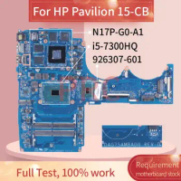 For HP Pavilion 15-CB i5-7300HQ GTX1050 Laptop Motherboard 926307-601 DAG75AMBAD0 SR32S N17P-G0-A1 TPN-Q193 Notebook Mainboard