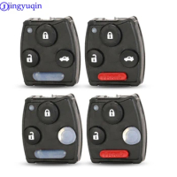 jingyuqin 2/34 Butotns With Buttons pad Keyless Entry Remote Car Key Fob For Honda Accord 2003 2004 2005 2006 2007