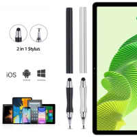 2in1 Stylus Pen Universal for Realme Pad X 10.95 Realme Pad2 11.5 10.4 2021 mini 8.7 Drawing Tablet Capacitive Screen Touch Pen