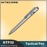NITECORE NTP30 Bolt Action Tactical Pen Self-defense Titanium Alloy Tools Ergonomically Tungsten Steel Tapered Tip