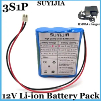 12V 3S1P Battery 12.6V 3500mAh 18650 Lithium-ion Battery Pack W/ BMS for Backup Power Ups CCTV Camerar Speaker Bluetooth