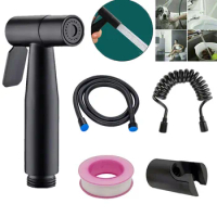 Toilet Douche Bidet Handheld Shower Head Hose Valve Spray Bidet Faucet Bathroom Sanitary Shattaf Shower Head Self Cleaning