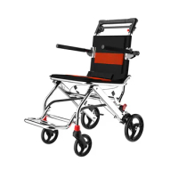 wheelchair for the elderly, lightweight and multifunctional folding car, paralyzed elderly, disabled handcart for walking