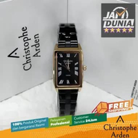 JAM TANGAN WANITA CHRISTOPHE ARDEN ORIGINAL CAF1007 CAF 1007 CHRISTOPHE ARDEN 1007 BLACK ROSE GOLD S