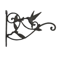 Wall Mounted Hook Hanging Basket Hanger Wrought Cast Iron Home Use Modern Durable Bracket For Flower Pots Outdoor Decorative