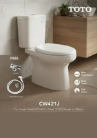 Toilet TOTO CW421J/SW420JPT3 Free THX20NB THX58 Complete Set