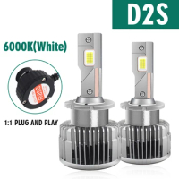 D3S LED D1S 20000LM D2S LED D2R 6000K D4S D2H Canbus LED Auto Lamp Light D5S D8S Super Bright White Error Free лед лампы D1s
