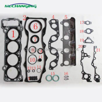 1RZ 1RZE For TOYOTA HIACE III COMUTER RZH102 Engine Parts Automotive Spare Parts Full Set Engine Gasket 04111-75011 50126600