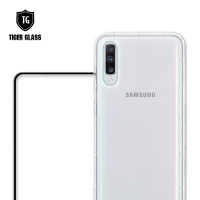 T.G Samsung Galaxy A70 手機保護超值2件組(透明空壓殼+鋼化膜)