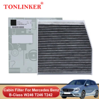 TONLINKER Cabin Filter For Mercedes Benz B Class W246 T246 T242 2011-2018 B160 B180 B200 B220 CDI B250 B160d B180d B200d B220d
