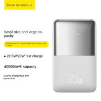 Baseus 10000/20000 Ma Super Capacity Power Bank 22.5W Fast Charge 20wpd Flash Charge Portable Power Source for Apple 13