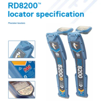 RD8200/RD8200G Cable Locating Pipe Direction Finder Underground Pipe Depth Tester