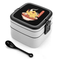 Fat Chocobo Ramen Bento Box New Student Camping Lunch Dinner Lunch Boxes Final Fantasy Vii Cloud Strife Ff7 Soldier Shinra