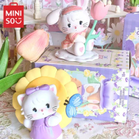 MINISO Blind Box Mikko Flower Series Decoration Kawaii Doll Children's Toys Birthday Gift Christmas Surprise Anime Peripherals