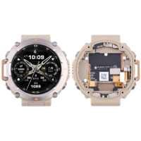 For Amazfit T-Rex Ultra Original LCD Screen Digitizer Full Assembly with Frame Watch LCD Screen Repair Replacement Part