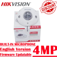 Hikvision DS-2CD2543G2-IS Audio I/O 4MP H265 POE CCTV IP WDR IR Mini Dome Network Camera