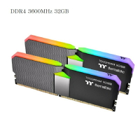 【獨家！另享10%回饋】曜越 鋼影 TOUGHRAM XG RGB 記憶體 DDR4 3600MHz 32GB (16GBx2)黑色/R016D416GX2-3600C18A