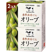 【日本牛乳石鹼】自然派橄欖皂100gx2入(清爽草本香)