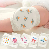 Baby Boy Knee Pads Cute Anti Slip Leg Warmer Kneepads Kid Embroidery Crawl Cushion Safety Floor Knee Protector for Infant Girls