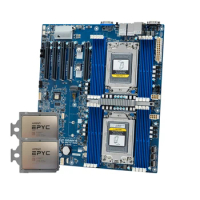 AMD EPCY 7663+Gigabyete MZ72-HB0 3DS RDIMM/LRDIMM modules up to 256GB supported motherboard server
