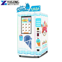 YG Frozen Food Smart Machine 50 Flavors Ice Cream Maker Automatics Cone Machine for Sale