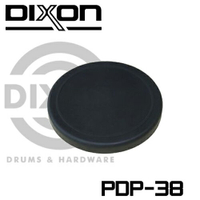 【非凡樂器】DIXON 黑色素面橡膠打點板【PDP-38】彈力佳